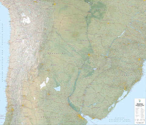 FOCUS America Southern Cone - North Sheet digital map