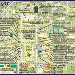 Franko Maps Ltd. Downtown Lanai City, Hawaii digital map