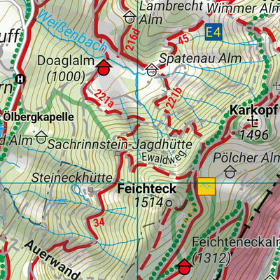 Freytag-Berndt & Artaria KG Chiemsee West digital map
