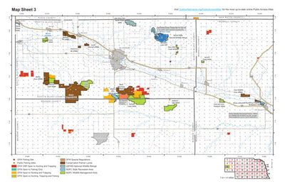 Game and Parks Commission Public Access Atlas - Map Sheet 3 - Nebraska Game and Parks Commision - 2019 digital map