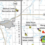 Game and Parks Commission Public Access Atlas Map Sheet 43 - Nebraska Game and Parks Commission - 2019 digital map