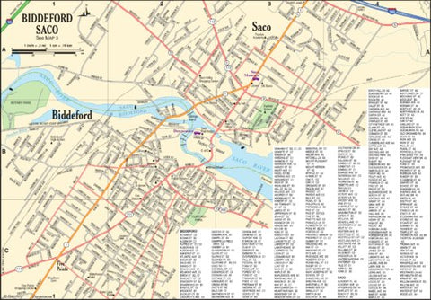 Garmin Maine Atlas & Gazetteer- Biddeford/Saco digital map