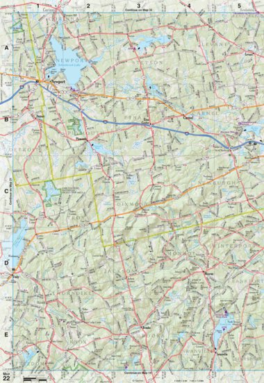 Garmin Maine Atlas & Gazetteer Map 22 digital map