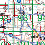 Garmin Michigan Atlas & Gazetteer Overview Map digital map