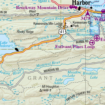 Garmin Michigan Atlas & Gazetteer Page 19 digital map