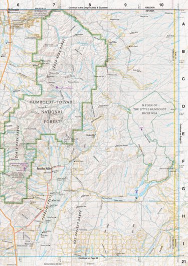 Garmin Nevada Atlas & Gazetteer Page 21 digital map