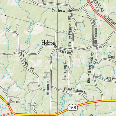 Garmin North Carolina Atlas & Gazetteer Page 20 digital map