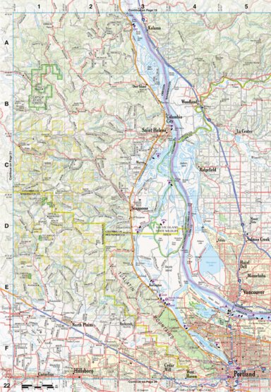 Garmin Oregon Atlas & Gazetteer Page 22 digital map