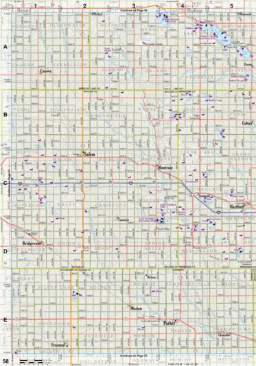 Garmin South Dakota Atlas & Gazetteer Page 58 bundle exclusive
