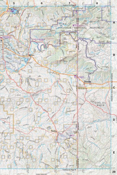 Garmin Utah Atlas & Gazetteer Page 29 digital map