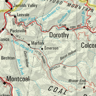 Garmin West Virginia Atlas & Gazetteer Page 52 digital map
