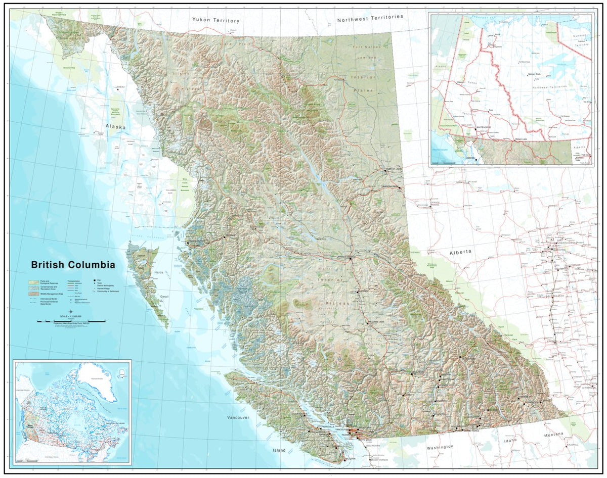 British Columbia Topographic Map by GeoBC | Avenza Maps