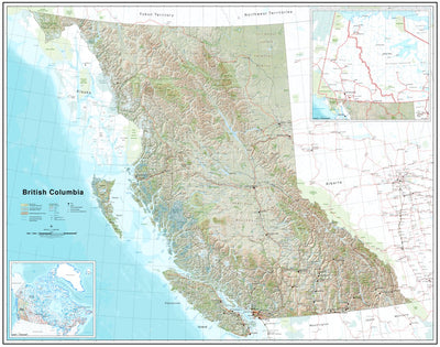GeoBC British Columbia Topographic Map digital map