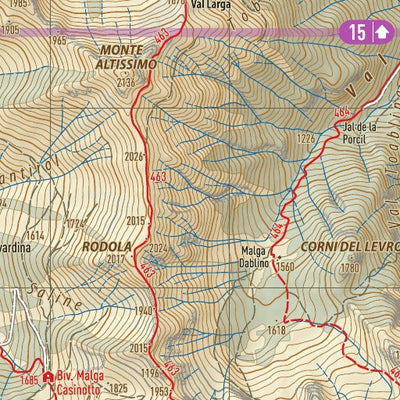 Geoforma FZE 19. Monte Gavardina digital map