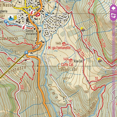 Geoforma FZE 46. San Martino di Castrozza, Pale di San Martino digital map