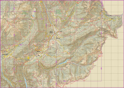 Geoforma FZE 49. Primiero, Alpi Feltrine digital map