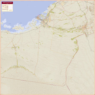 Geoforma FZE Emirate Abu Dhabi East digital map