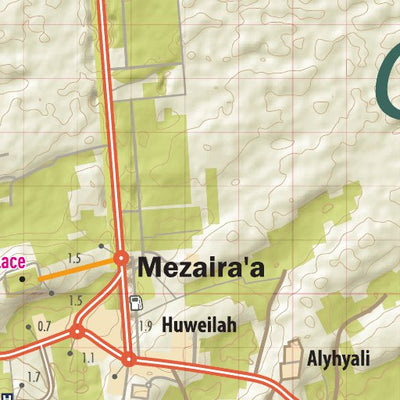 Geoforma FZE Emirate Abu Dhabi West (Liwa) SAMPLE digital map