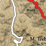GEOgrafica di Marco Gualdrini EMILIA ROMAGNA Bike: da Modigliana al Monte Trebbio digital map