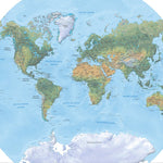 GEOgrafica di Marco Gualdrini Planisfero digital map