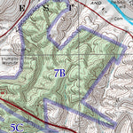 George Washington & Jefferson National Forest Callaghan digital map