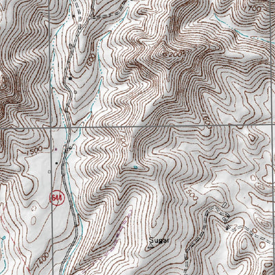 George Washington & Jefferson National Forest Collierstown digital map