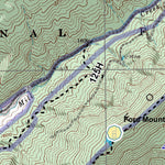 George Washington & Jefferson National Forest Covington digital map