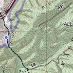 George Washington & Jefferson National Forest Jerrys Run digital map
