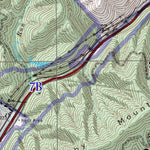 George Washington & Jefferson National Forest Jerrys Run digital map