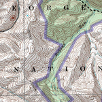 George Washington & Jefferson National Forest Rucker Gap digital map
