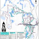 Georgian Nordic Outdoor Activity Centre GNOAC Fatbiking Trails Map 2023 digital map