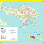 Georof Map Services Bali Tourism digital map