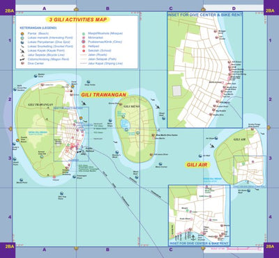 Georof Map Services Gili Lombok digital map