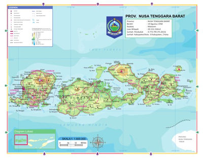 Georof Map Services Nusa Tenggara Barat digital map