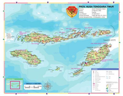Georof Map Services Nusa Tenggara Timur digital map