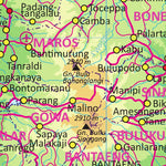 Georof Map Services Sulawesi Selatan digital map