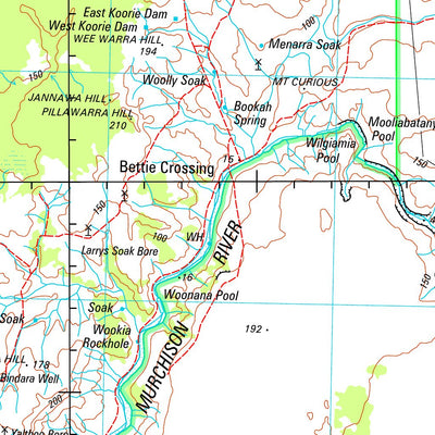 Geoscience Australia Ajana SG50 - 13 digital map