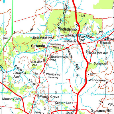 Geoscience Australia Ajana SG50 - 13 digital map