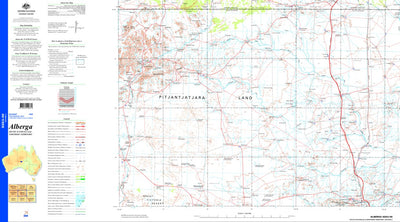 Geoscience Australia Alberga SG53 - 09 digital map