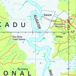Geoscience Australia Alligator River SD53 - 01 digital map