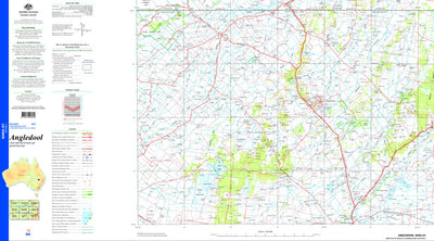 Geoscience Australia Angledool SH55 - 07 digital map