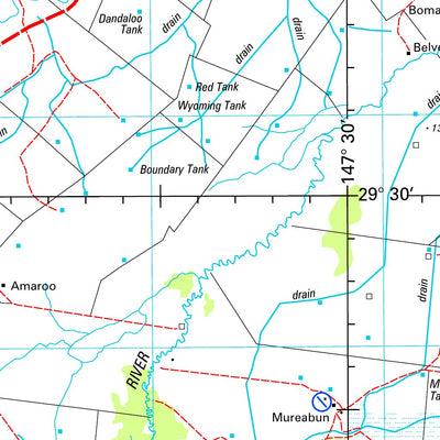 Geoscience Australia Angledool SH55 - 07 digital map