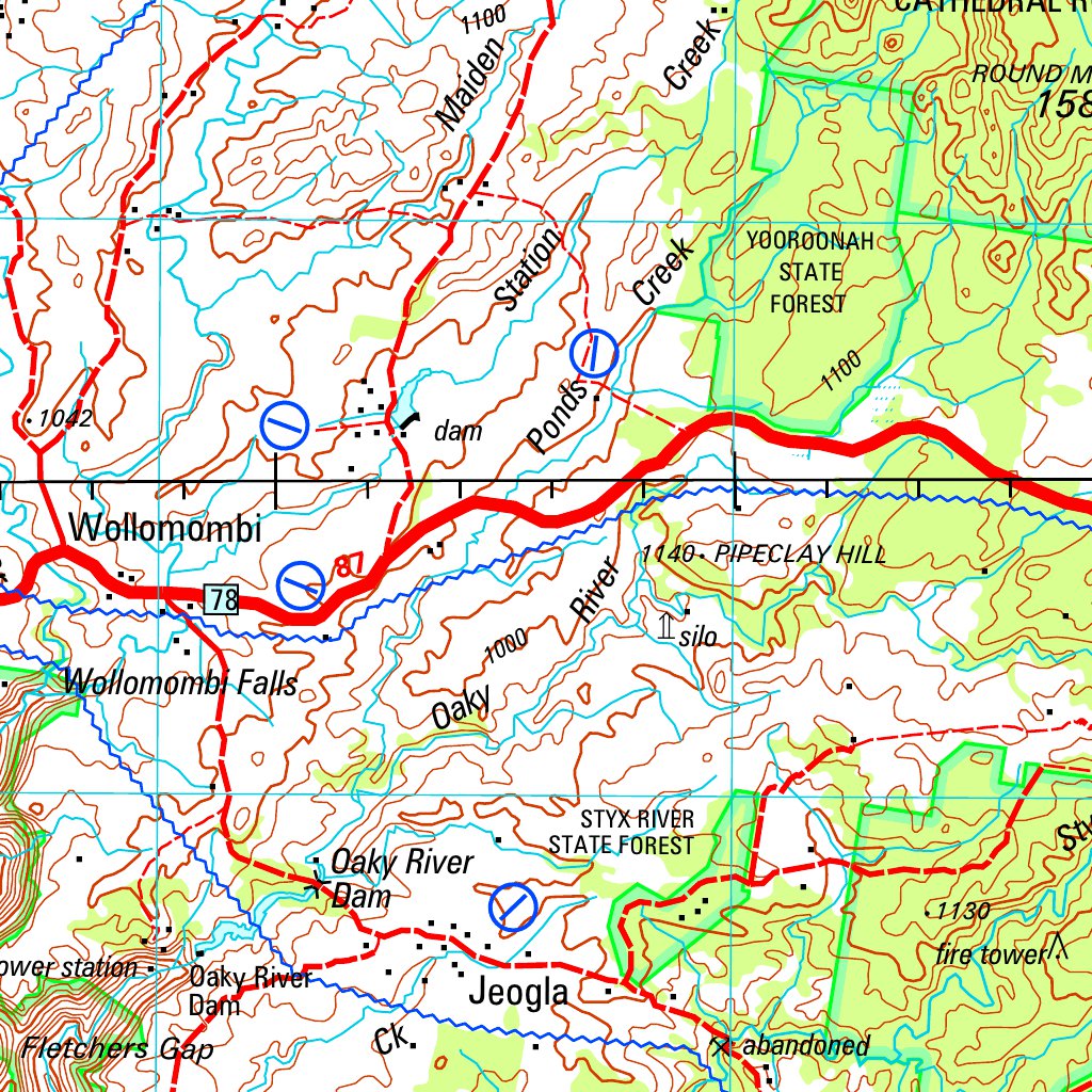 Armidale Special SH56 - 10 Map by Geoscience Australia | Avenza Maps
