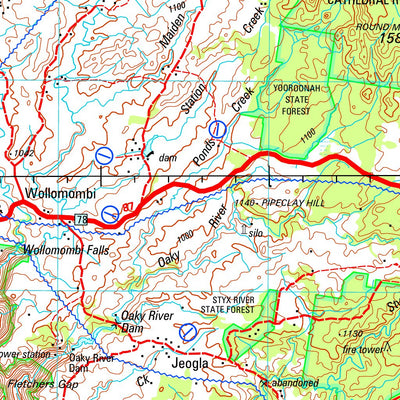 Geoscience Australia Armidale Special SH56 - 10 digital map