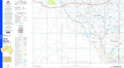 Geoscience Australia Avon Downs SF53 - 04 digital map