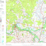 Geoscience Australia Balranald SI54 - 12 digital map