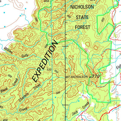 Geoscience Australia Baralaba SG55 - 04 digital map