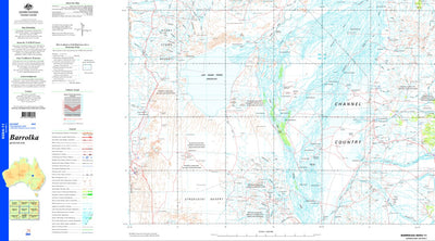 Geoscience Australia Barrolka SG54 - 11 digital map