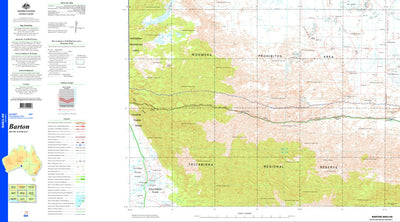 Geoscience Australia Barton SH53 - 09 digital map