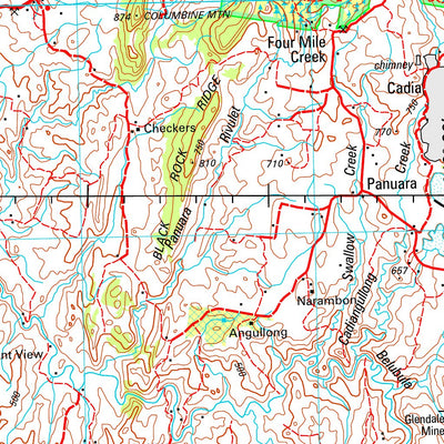 Geoscience Australia Bathurst SI55 - 08 digital map